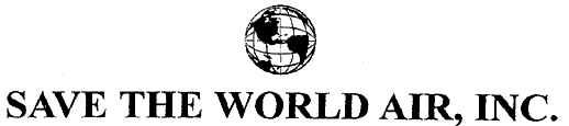 (SAVE THE WORLD LOGO)